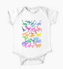 Roarsome Rainbow Dinosaur Alphabet One Piece - Short Sleeve