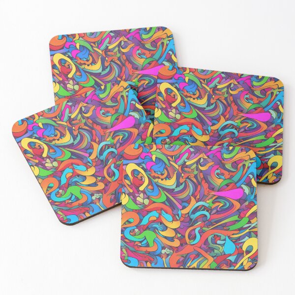 Item preview, Abstract Colorful Chaos Pattern designed and sold by calibrit.