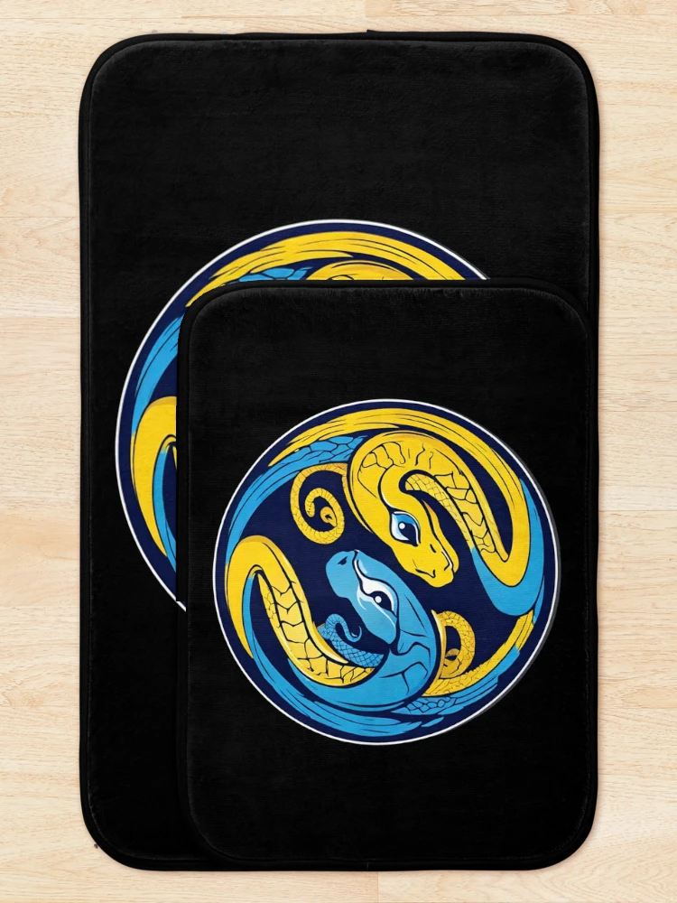 Thumbnail 5 of 6, Bath Mat, Python programming stickers designed and sold by codepuns.
