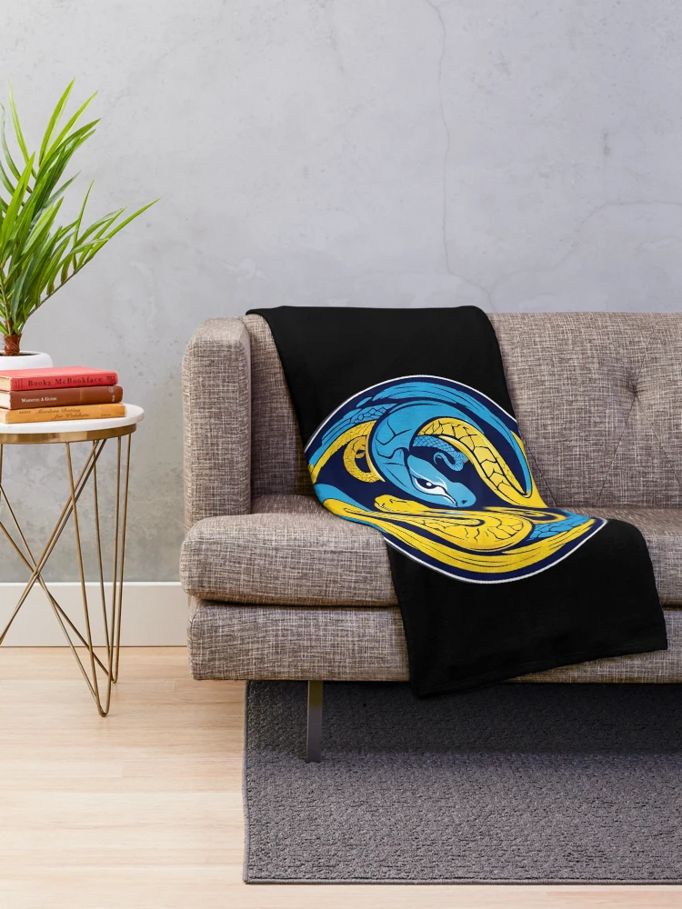 Thumbnail 2 of 6, Throw Blanket, Python programming stickers designed and sold by codepuns.