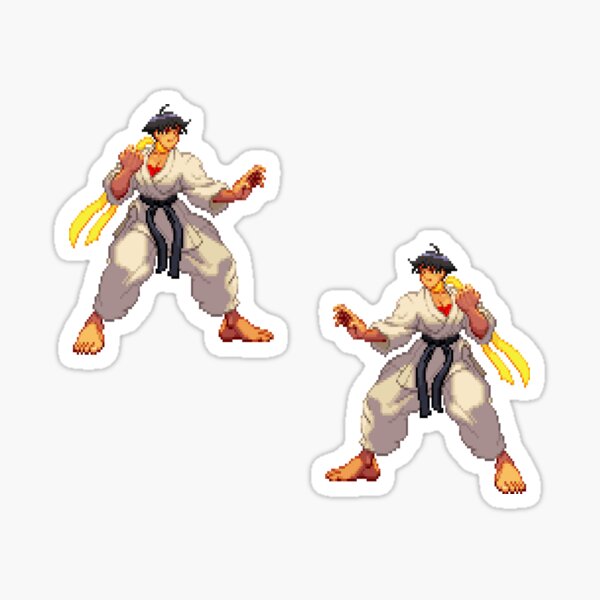 Ryu Fighting Stance SF3 Magnet for Sale by ropified