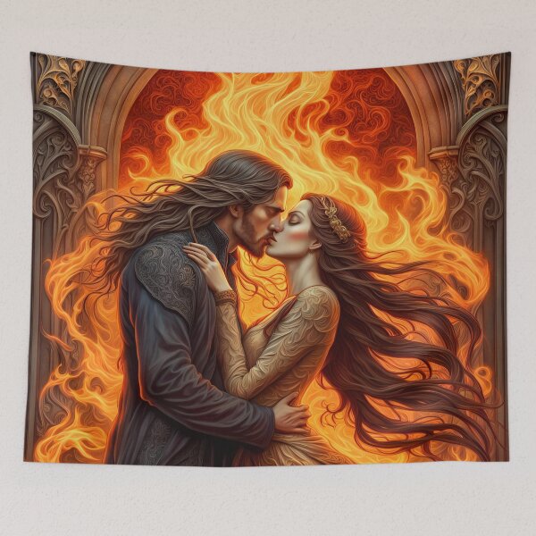 Item preview, Gothic  couple, gothic love designed and sold by GothicRubette.
