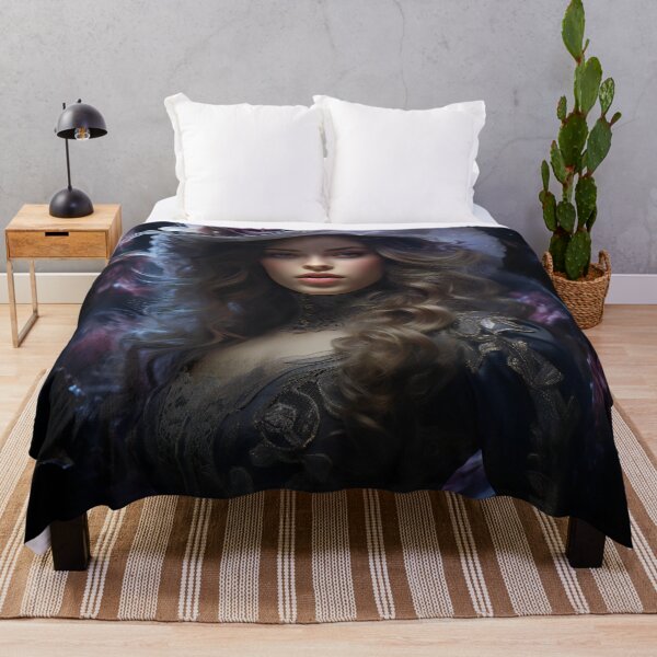 Item preview, Mysterious Lady in the secret Garden designed and sold by Red Witch Art.