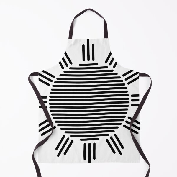 Item preview, Geometric black and white sun pattern./3 designed and sold by My-fake-places.