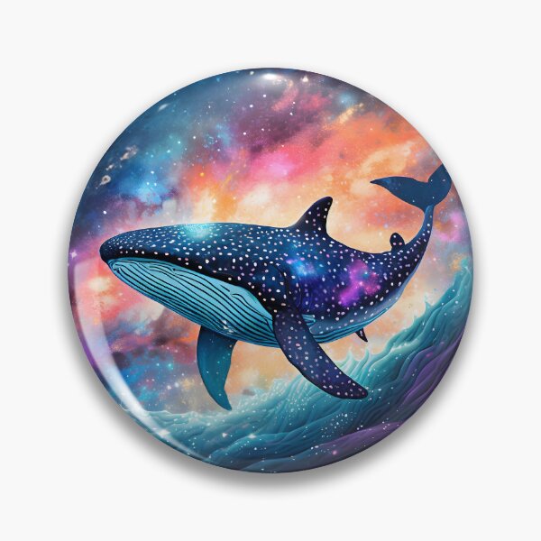 Item preview, Cosmic Whale Shark dreamy galaxy designed and sold by emaotx.