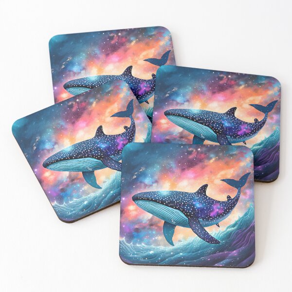 Item preview, Cosmic Whale Shark dreamy galaxy designed and sold by emaotx.