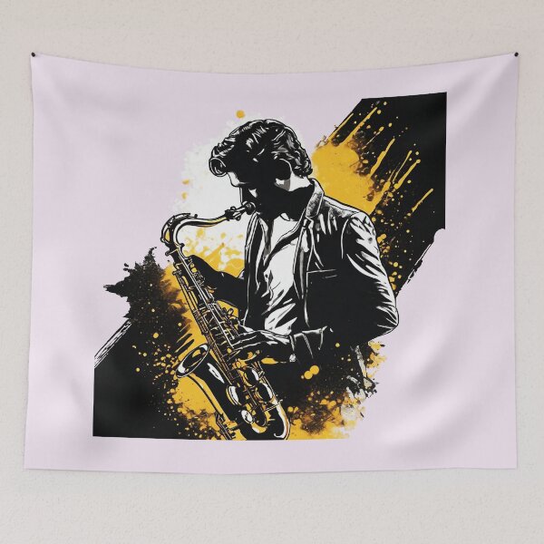 Item preview, versatile saxophonist designed and sold by NotesForMusic.