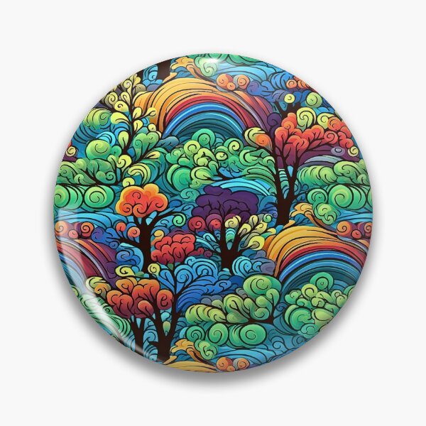 Item preview, Rainbow tree seamless designed and sold by MySon78.