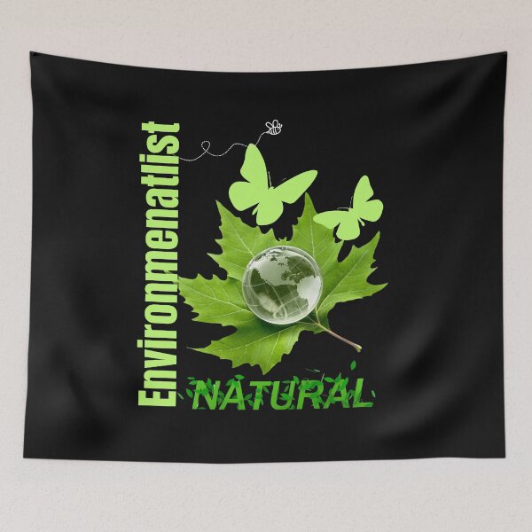 Item preview, Environmentalist Butterflies Bold Colorful Nature Design designed and sold by EarthArtDesigns.