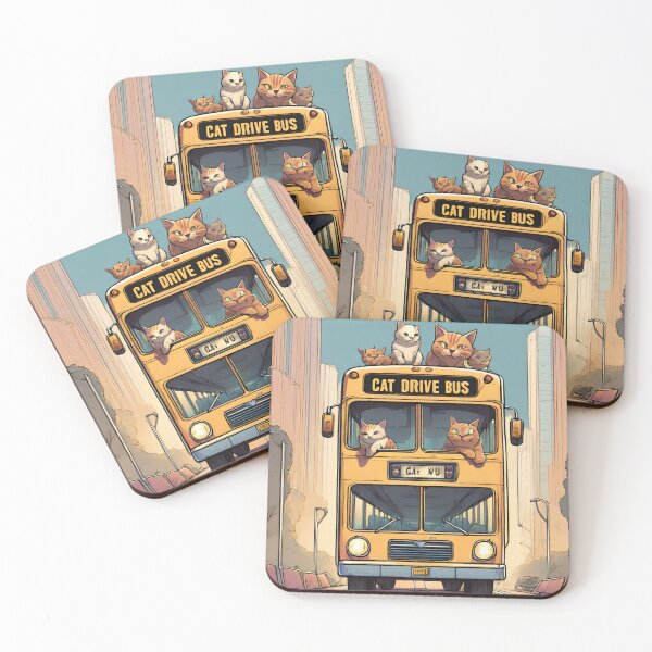 Item preview, Catbus - Funny cat designed and sold by MJOSTORE.