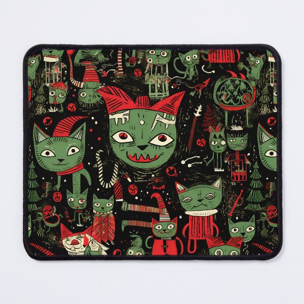 Artikelvorschau, Neonic Brut Mutated Cats-Muster entworfen und verkauft von Sp3ctrumOfColor.