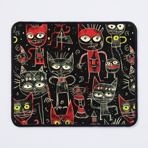 Item preview, Angry Mutated Zombie Cats designed and sold by Sp3ctrumOfColor.