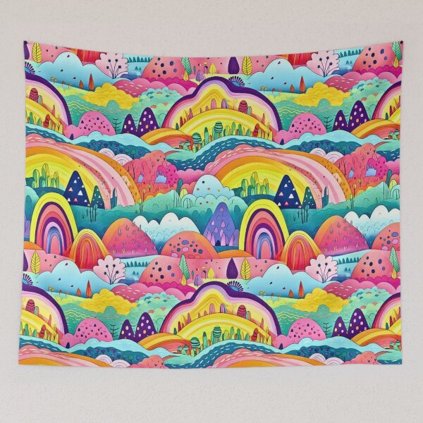 Item preview, Rainbow mountain seamless designed and sold by MySon78.