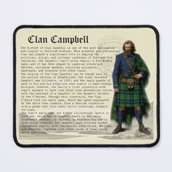 Item preview, Clan Campbell Scottish History  designed and sold by BagTown Clans.