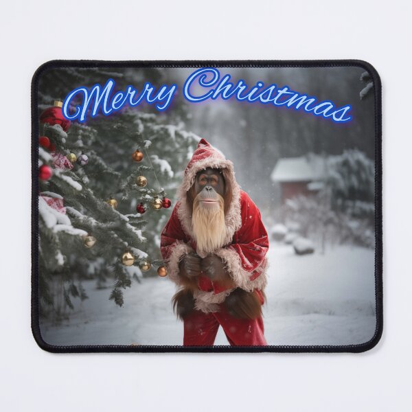 Item preview, Merry Arlot Christmas ape Santa's Claus Snow designed and sold by CactusPan.