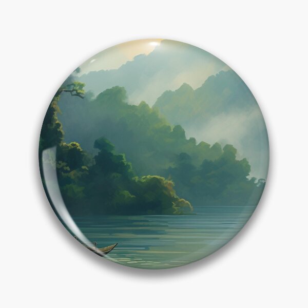 Item preview, Misty Morning On The Mekong River designed and sold by OdysseyArtworks.
