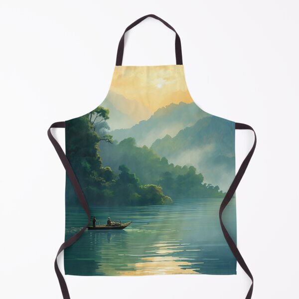 Item preview, Misty Morning On The Mekong River designed and sold by OdysseyArtworks.