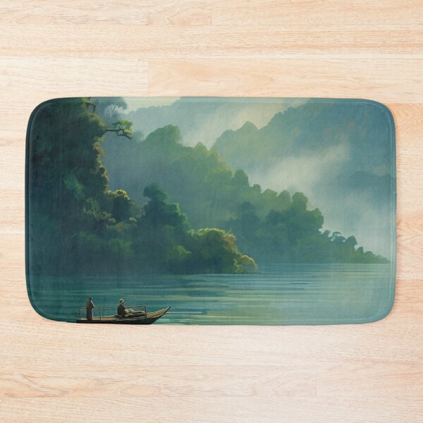 Item preview, Misty Morning On The Mekong River designed and sold by OdysseyArtworks.