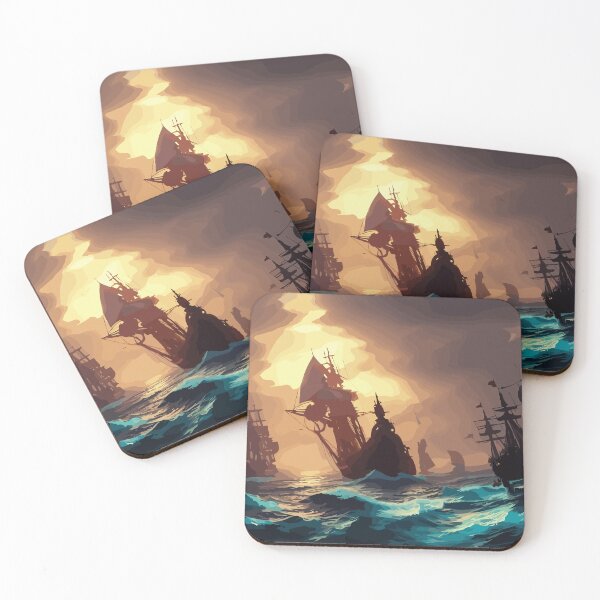 Item preview, Pirates Of The Bluewater Fantasy Artwork designed and sold by Collision19.