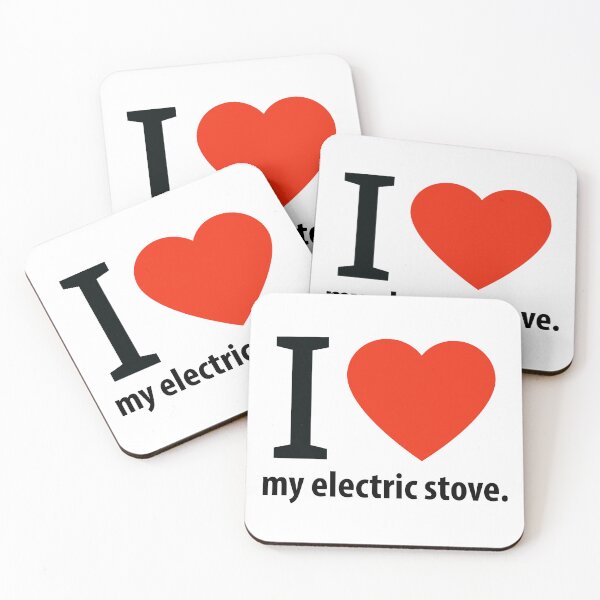 Item preview, I heart my Electric stove  designed and sold by Rachel the Artist .