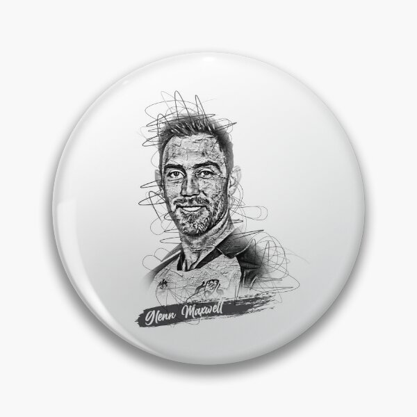 Artikelvorschau, Glenn Maxwell Abstrakte Skizzenkunst, Glenn Maxwell entworfen und verkauft von graphic-genie.