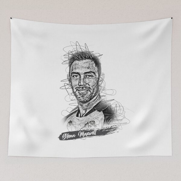 Artikelvorschau, Glenn Maxwell Abstrakte Skizzenkunst, Glenn Maxwell entworfen und verkauft von graphic-genie.