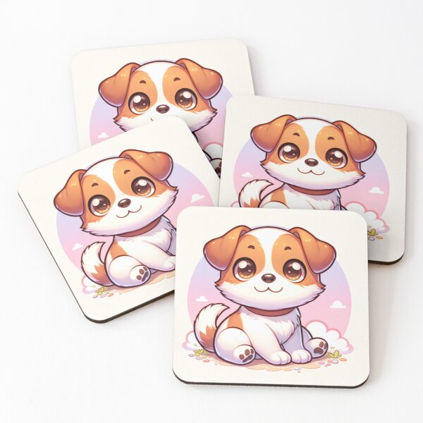 Item preview, Cute sweet animated puppy dog designed and sold by Jaruart.