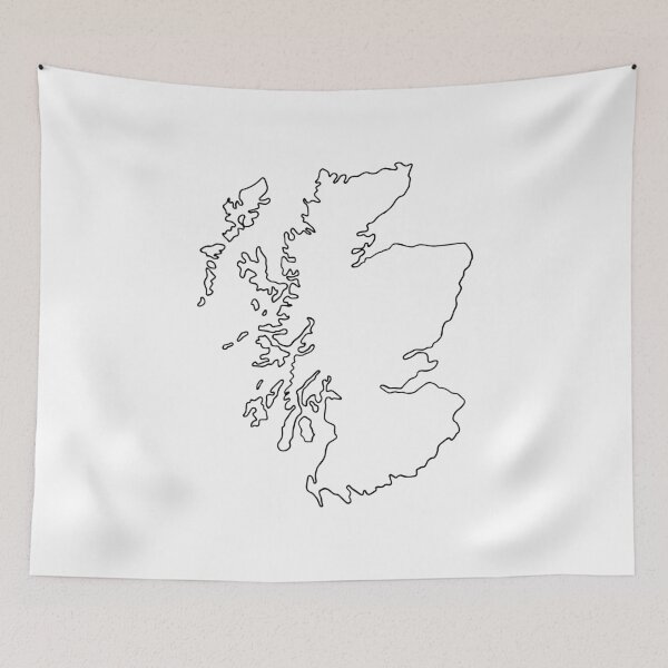 Item preview, Map | Scotland Inspired | Wall Art Home Decor | HECKINFAROUT designed and sold by Two Otters Co.