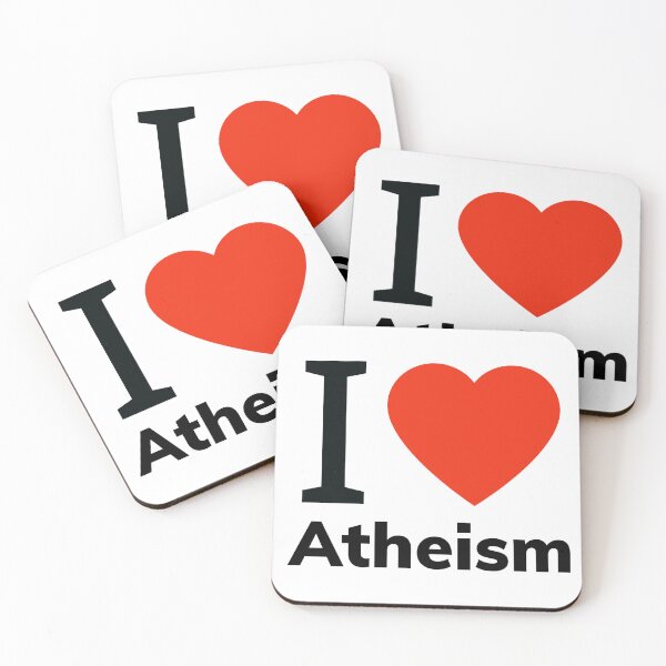 Item preview, I love atheism  designed and sold by Rachel the Artist .