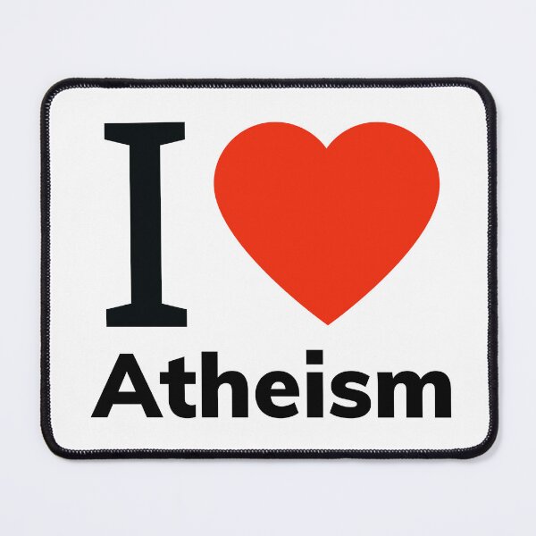 Item preview, I love atheism designed and sold by Rachel the Artist .