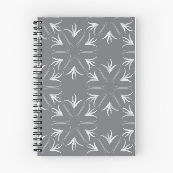 Item preview, Geometric Grey/White Snowflakes designed and sold by Ldydesign.