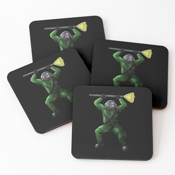 Item preview, Lethal Company Green Suit w/ Yield Sign designed and sold by BitRadical.