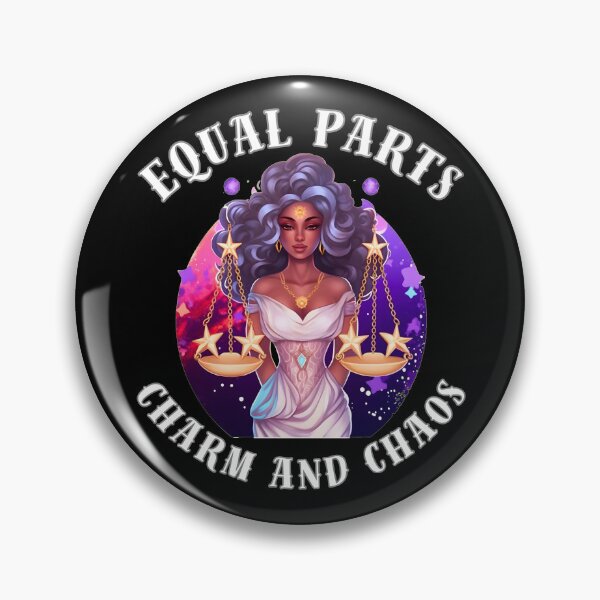 Item preview, Equal Parts Charm And Chaos designed and sold by ZodiacWonders.
