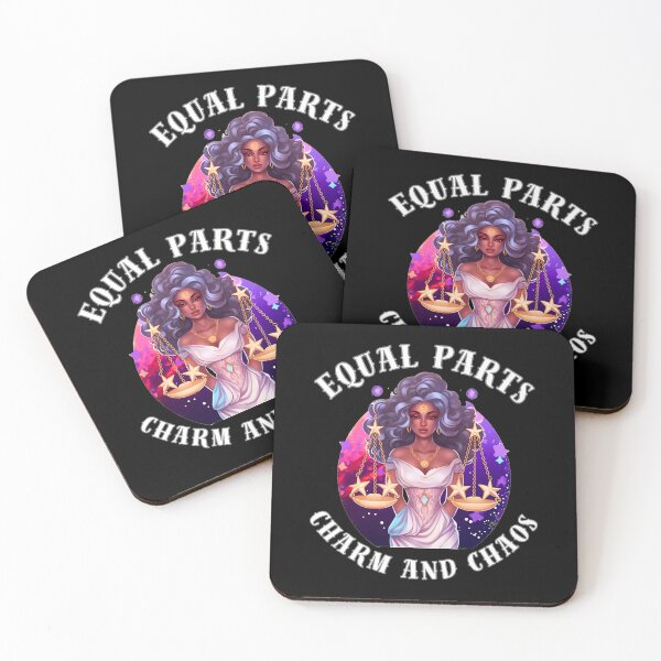 Item preview, Equal Parts Charm And Chaos designed and sold by ZodiacWonders.