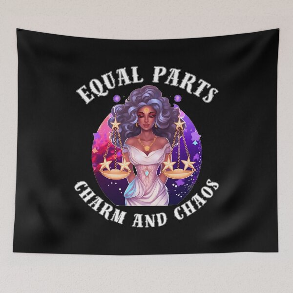 Item preview, Equal Parts Charm And Chaos designed and sold by ZodiacWonders.