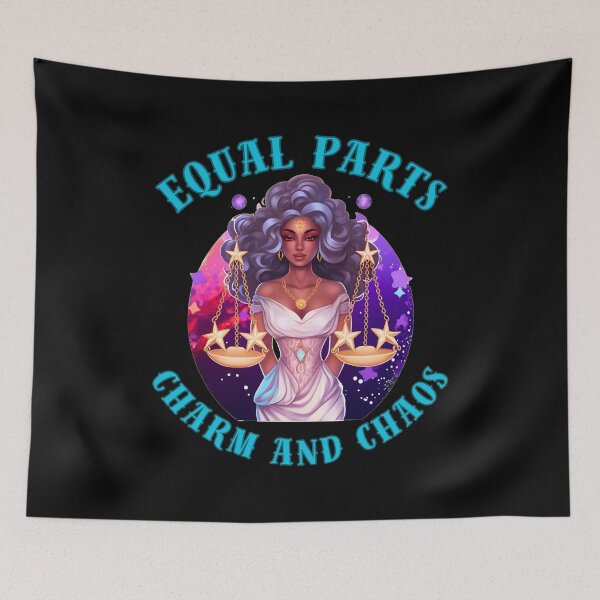 Item preview, Equal Parts Charm And Chaos. libra birthday designed and sold by ZodiacWonders.