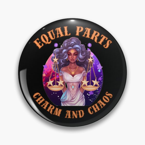 Item preview, Equal Parts Charm And Chaos. libra season designed and sold by ZodiacWonders.
