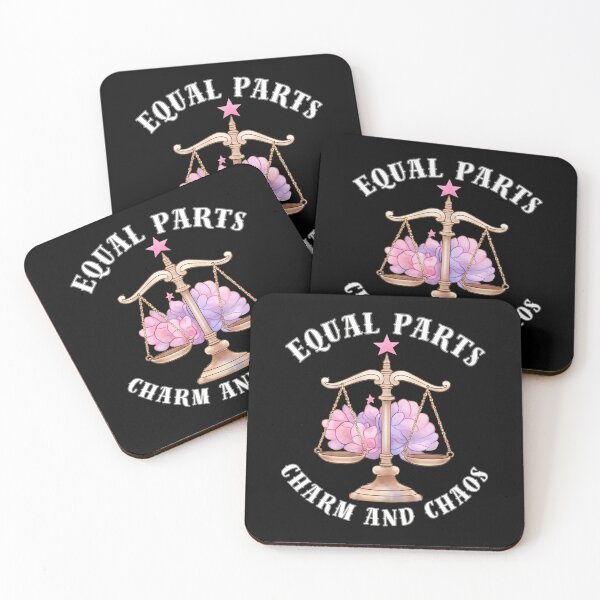 Item preview, Equal Parts Charm And Chaos. libra lovers designed and sold by ZodiacWonders.