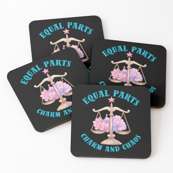 Item preview, Equal Parts Charm And Chaos. libra personality designed and sold by ZodiacWonders.