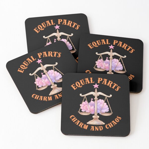 Item preview, Equal Parts Charm And Chaos. libra september designed and sold by ZodiacWonders.