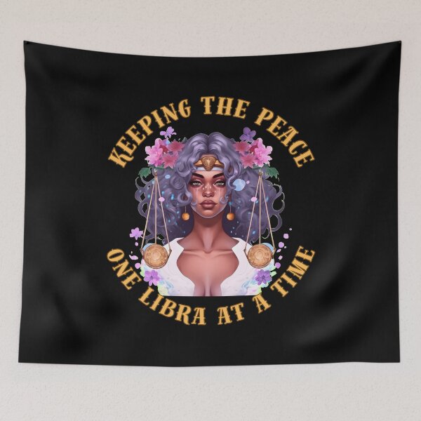 Item preview, Keeping The Peace, One Libra At A Time. libra sign designed and sold by ZodiacWonders.