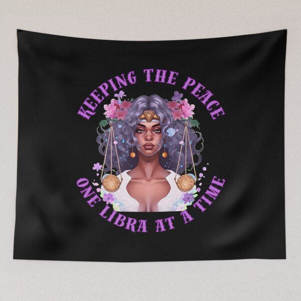 Item preview, Keeping The Peace, One Libra At A Time. libra season designed and sold by ZodiacWonders.