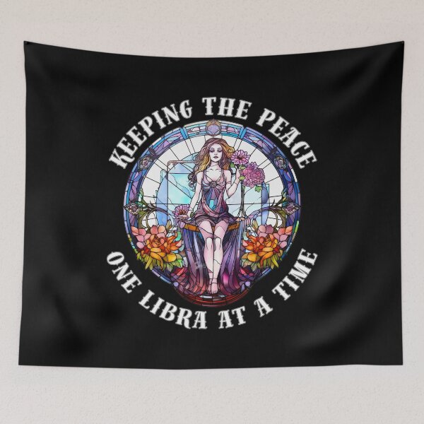 Item preview, Keeping The Peace, One Libra At A Time. libra astrological sign designed and sold by ZodiacWonders.