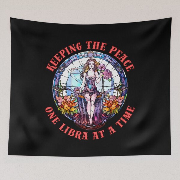 Item preview, Keeping The Peace, One Libra At A Time. leo lovers designed and sold by ZodiacWonders.