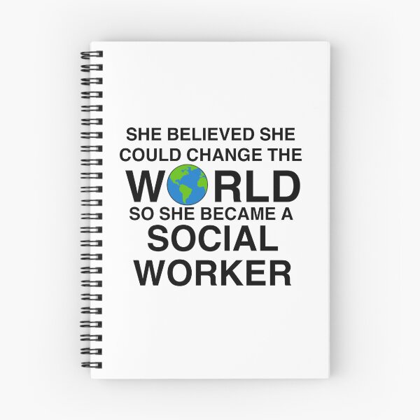 Item preview, Social Work - She believed she could change the world so she became a social worker designed and sold by delmarvastickers.