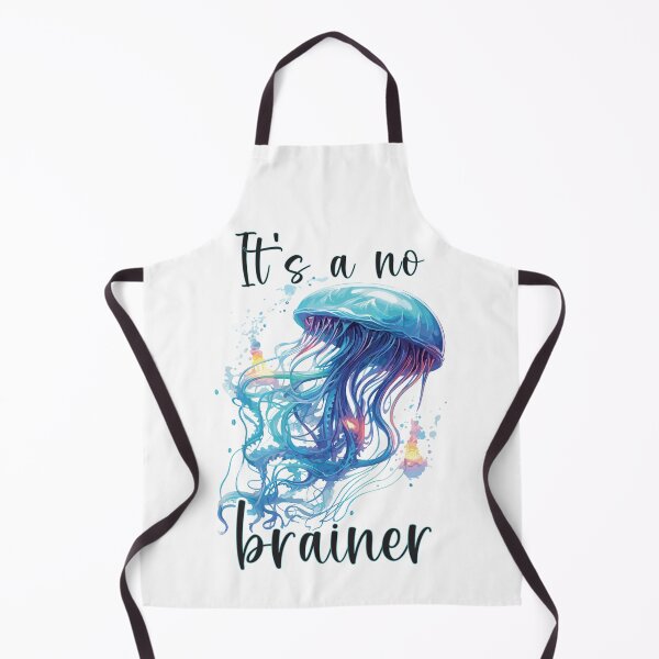 Item preview, It's a no brainer-jellyfish pun designed and sold by damonasplace.