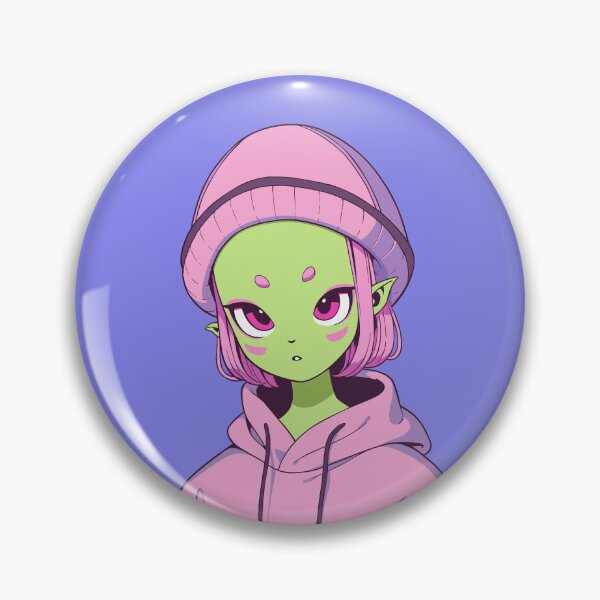 Item preview, Pretty anime alien girl  designed and sold by Vinz-Mota.