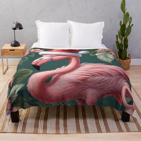 Item preview, Pink Flamingo Santa designed and sold by likbatonboot.