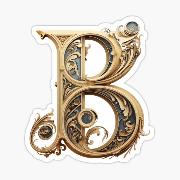 Item preview, Unique Alphabet Letter B; My Lord Style designed and sold by zerocrystal.