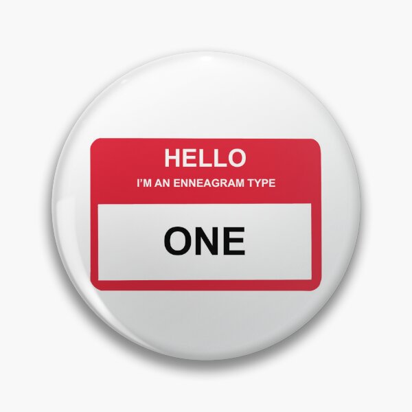 Item preview, Enneagram One Name Tag designed and sold by delmarvastickers.